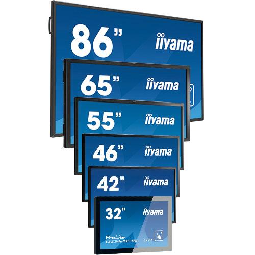 iiyama ProLite IDS, 165cm (65), Infrarot, 4K, USB, USB-C, RS232, Ethernet, WLAN, Android, Kit (USB),