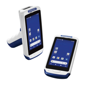 Datalogic Joya Touch 22, 2D, USB-C, BT, WLAN, NFC, Gun, GMS, blau, grau, Android