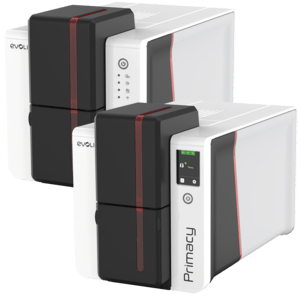 Evolis Primacy 2, SpringCard Crazy Writer HSP Contactless, beidseitig, 12 Punkte/mm (300dpi), Smart,
