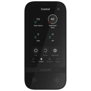Ajax KeyPad TouchScreen Jeweller Weiß