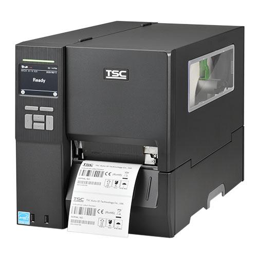 TSC MH241P, 8 Punkte/mm (203dpi), Rewinder, Disp., RTC, USB, RS232, Ethernet