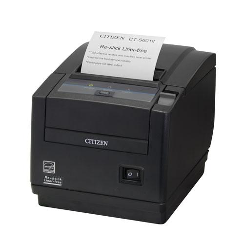 Citizen CT-S601IIR, 8 Punkte/mm (203dpi), Cutter, linerless, schwarz