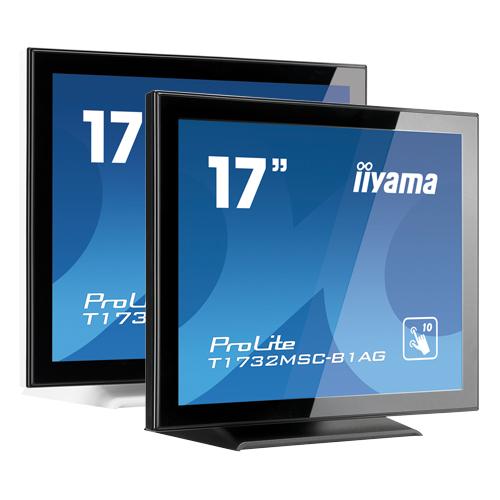 iiyama ProLite T1721MSC-B2, 43,2cm (17), Projected Capacitive, 10 TP, USB, Kit (USB), schwarz