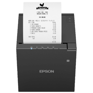 Epson TM-m30III, 8 Punkte/mm (203dpi), Cutter, USB, USB-C, Ethernet, schwarz