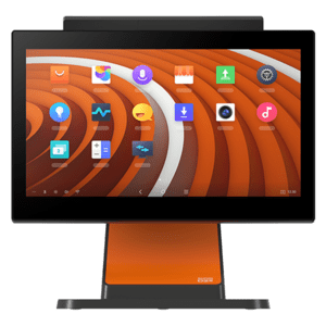 SUNMI D2s LITE, 39,6cm (15,6), Full HD, KD, USB, BT, Ethernet, WLAN, Android, schwarz, orange