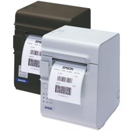 Epson TM-L90LF, 8 Punkte/mm (203dpi), linerless, USB, RS232, schwarz