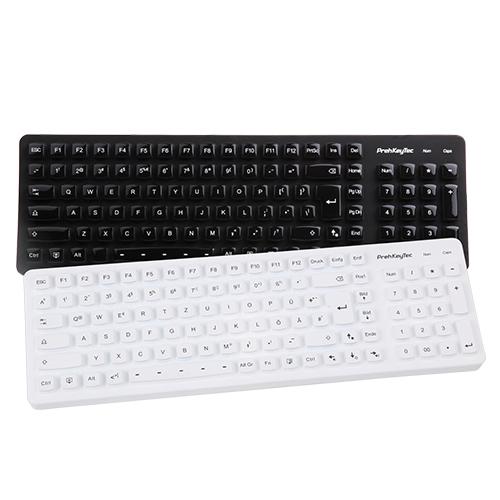 PrehKeyTec SIK 2500, QWERTZ, Alpha, USB, weiß