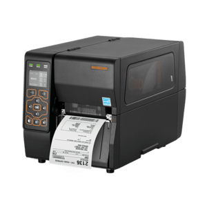 Bixolon XT3-43, 12 Punkte/mm (300dpi), Peeler, Rewind, Display, USB, USB-Host, RS232, Ethernet