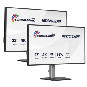 iiyama ProGraphic HB2701UHSNP-B1, 68,6cm (27), 4K, USB, USB-C, Ethernet, Kit (USB)