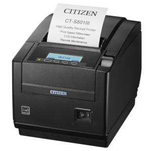 Citizen CT-S801III, 8 Punkte/mm (203dpi), Cutter, USB, schwarz