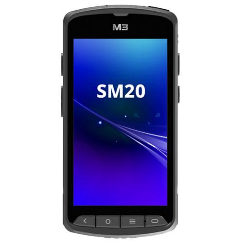 M3 Mobile SM20, 2D, SE4750, 12,7cm (5), GPS, USB, BT, WLAN, 4G, NFC, Android, GMS, erw. Akku, RB, sc