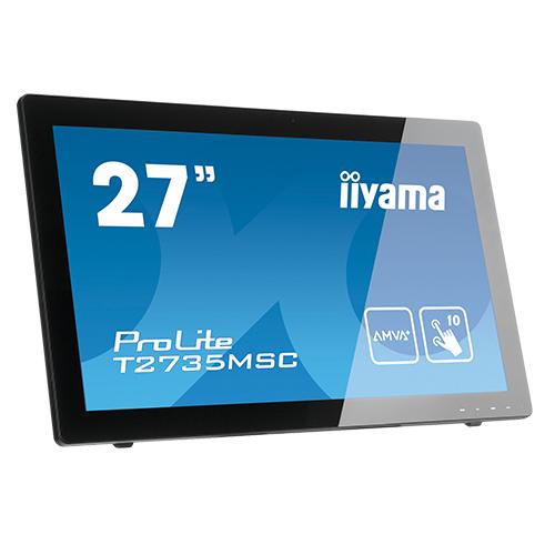 iiyama ProLite T27XX, 68,6cm (27), Projected Capacitive, Full HD, USB, Kit (USB), schwarz